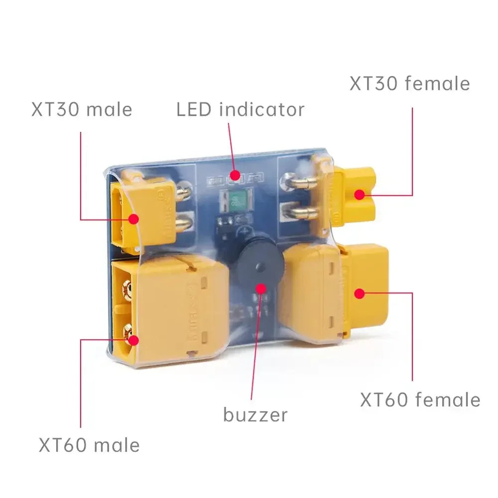 IFlight XT30 / XT60 Smart Smoke Stopper Fuse Test Safety Plug Short-circuit Protection Plug for RC FPV Racing drone - Thedroneflight