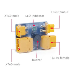 IFlight XT30 / XT60 Smart Smoke Stopper Fuse Test Safety Plug Short-circuit Protection Plug for RC FPV Racing drone