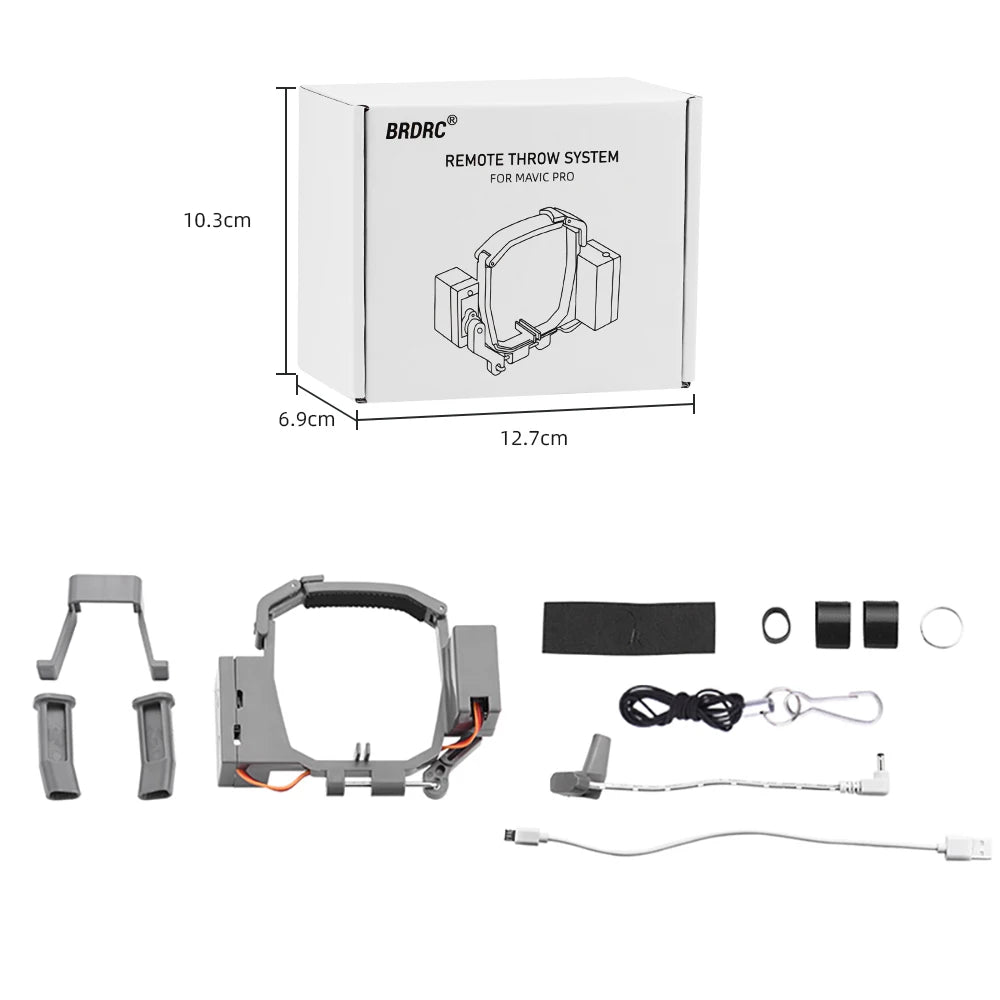 BRDRC Airdrop Thrower System for DJI MAVIC PRO/MAVIC PRO Platinum Drone Fishing Bait Wedding Ring Gift Deliver - Thedroneflight