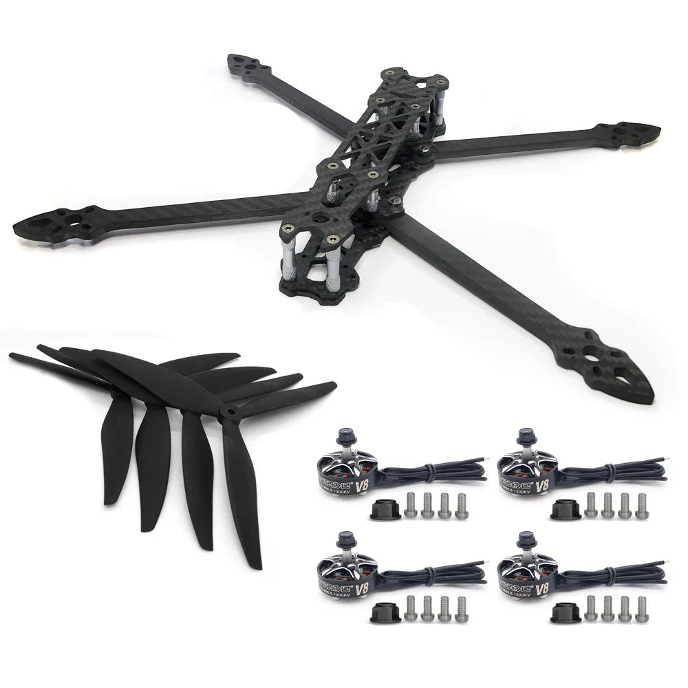 Mark4 7" 295mm FPV Long Range Kit — F405 FC, 60A ESC, 2806.5 1300KV, 7040 Props, 2.5W VTX
