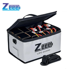 Zeee LiPo Safety Bag 10 Cells - Fireproof Battery Storage Charging Pouch Large Capacity