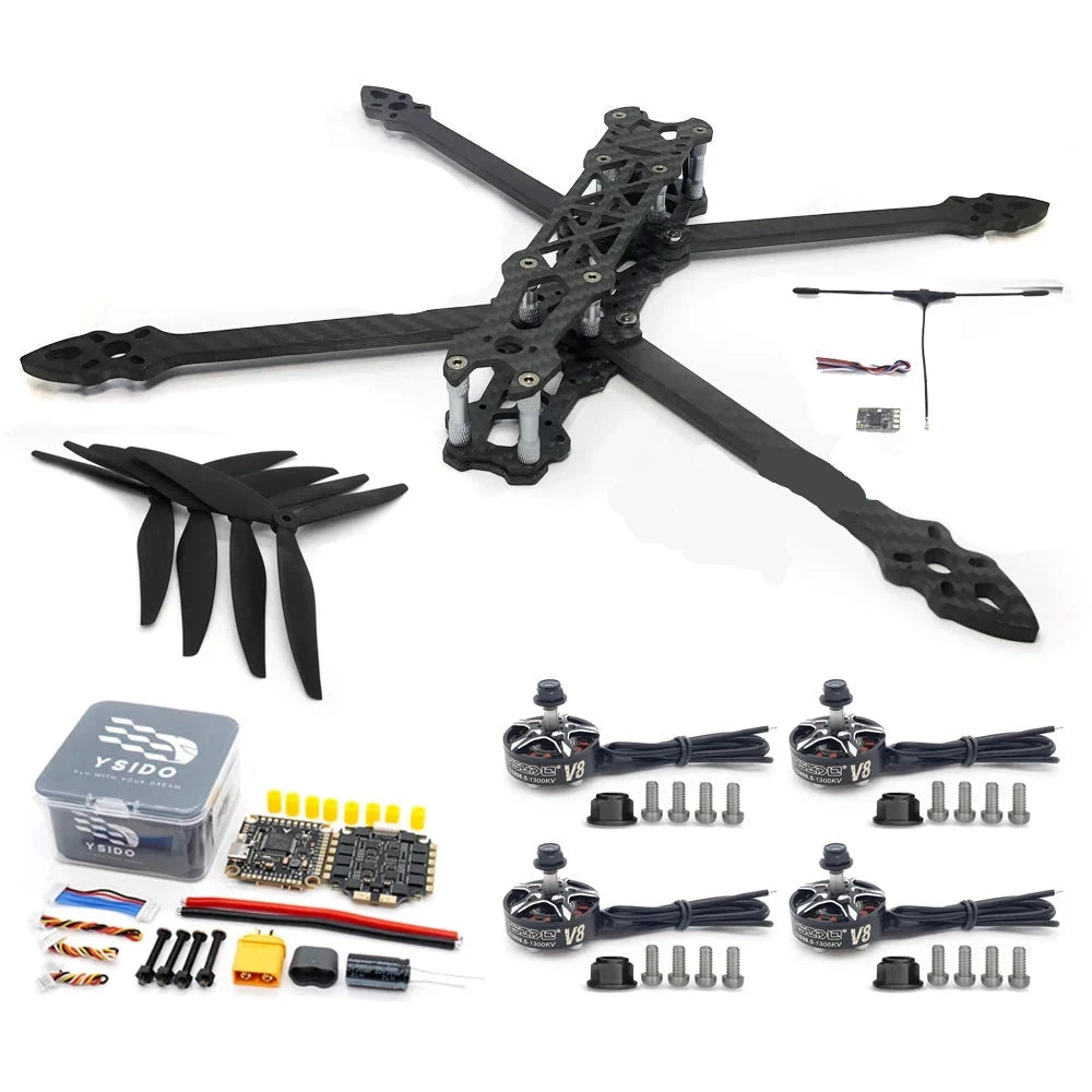 Mark4 7" 295mm FPV Long Range Kit — F405 FC, 60A ESC, 2806.5 1300KV, 7040 Props, 2.5W VTX