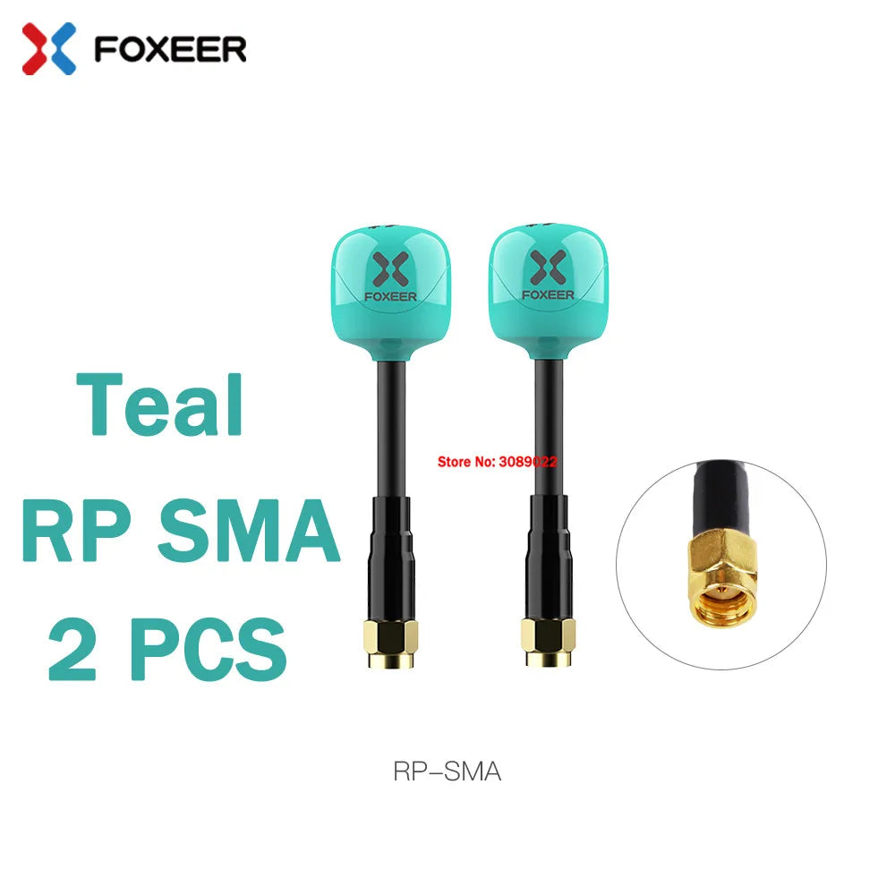 Foxeer Lollipop 4 Plus 5.8GHz FPV Antenna 2.6dBi RHCP — SMA / RP-SMA / UFL / MMCX, 1PC or 2PC