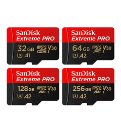 SanDisk Extreme Pro microSD Card | U3, V30, A2, 4K | 128GB–1TB