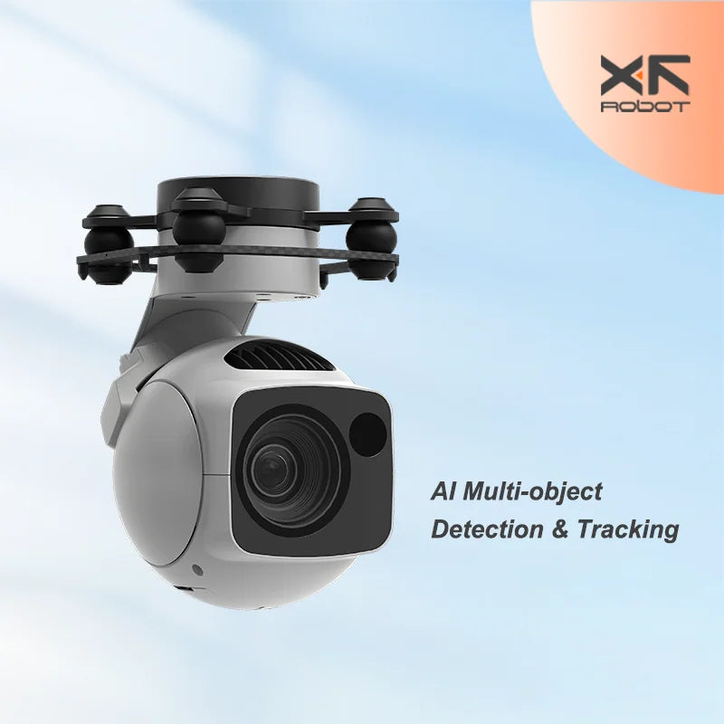 XF-D-80N 4K 40X Hybrid Zoom 3-Axis Night Gimbal Camera — UAV Pod Payload - TheDroneFlight