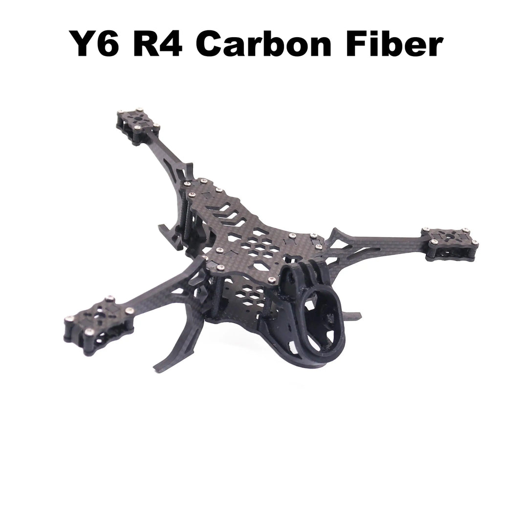Y6R4 4" Carbon Fiber FPV Drone Frame Kit - 195mm Racing Freestyle