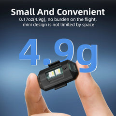 Mini Drone Strobe Light - 6-Color Anti-Collision LED for DJI NEO/Mini 4 Pro/Mavic 3