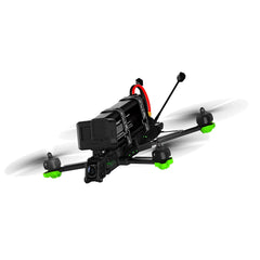 iFlight Nazgul Evoque F7 with battery and action camera mounted above the frame