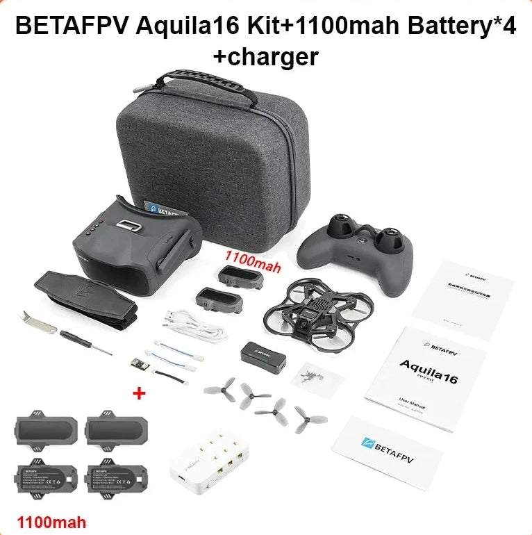 BETAFPV Aquila16 FPV Kit - Brushless Racing Drone for Indoor & Outdoor Flight