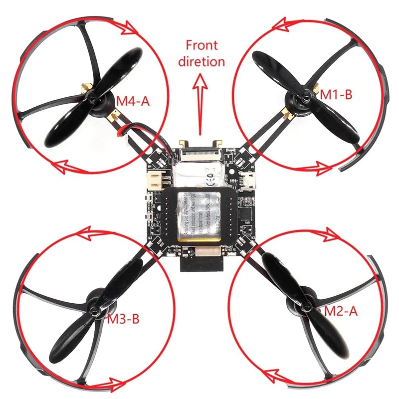 ESP32 A04R Open Source FPV Racing Drone - WiFi Controlled Quadcopter