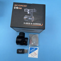Skydroid C10 Pro 3-Axis Gimbal Camera — 2K HD, RTSP, Optical Zoom, 61g, Anti-Shake, UAV Aerial Photography