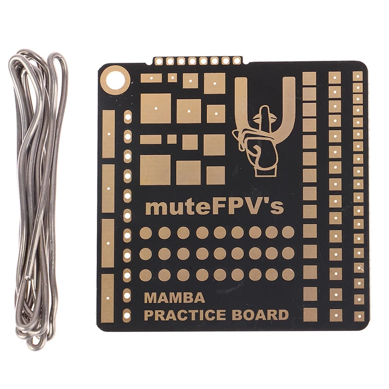 Soldering Practice Board 49X49X1.6mm For FPV Beginner New Pilots Improving Soldering Level DIY Parts