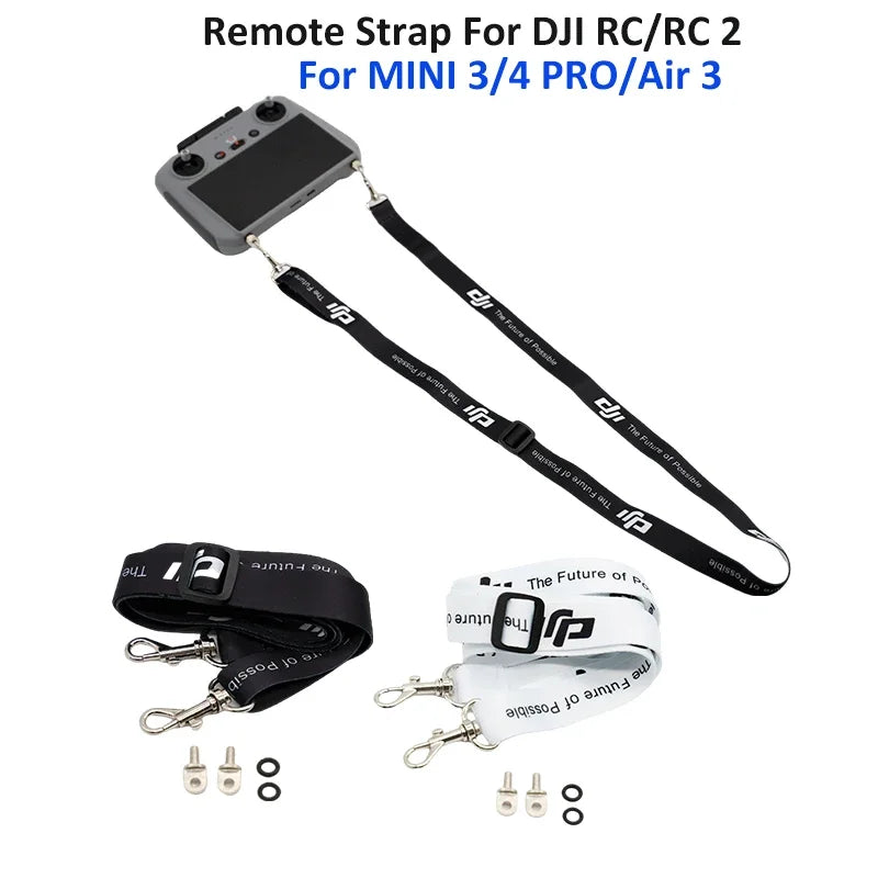 For DJI Mini 3/4 Pro AIR 3 Neck Strap Lanyard W Screws for Mini 3 4 Pro MAVIC 3 PRO DJI RC 2 Remote Controller Drone Accessories - Thedroneflight