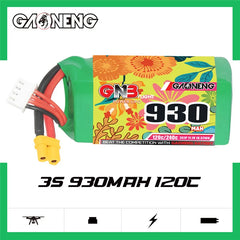 Gaoneng GNB 930mAh 120C/240C LiPo Battery XT30 — 2S / 3S / 4S / 6S for FPV Racing Drones