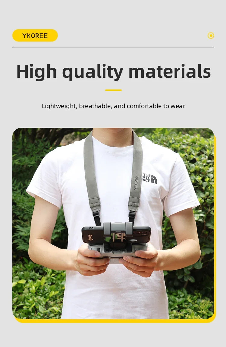 PU Lanyard for DJI MINI 2/MINI 3 PRO /4 PRO/Air 3 2/Mavic 3/Mini 4K RC-N1/N2 Remote Control Hook Neck Strap Drone Accessories - Thedroneflight