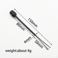 Dual-Band FPV Antenna for DJI O3 Air Unit — 2.4/5.8GHz, IPEX1, 120mm / 150mm - TheDroneFlight