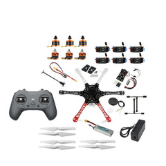DIY F550 Hexacopter Drone Kit — 6-Axis, 550mm, 2212 920KV Motors, 9443 Props, 3–4S, 500g Payload, VTX, Optional Radio