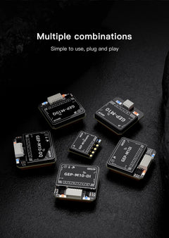 GEPRC GEP-M10 Series GPS Built-in Flash Chip QMC5883L Magnetometer DPS310 Barometer Accurate and Farad Capacitor for FPV Drone - Thedroneflight