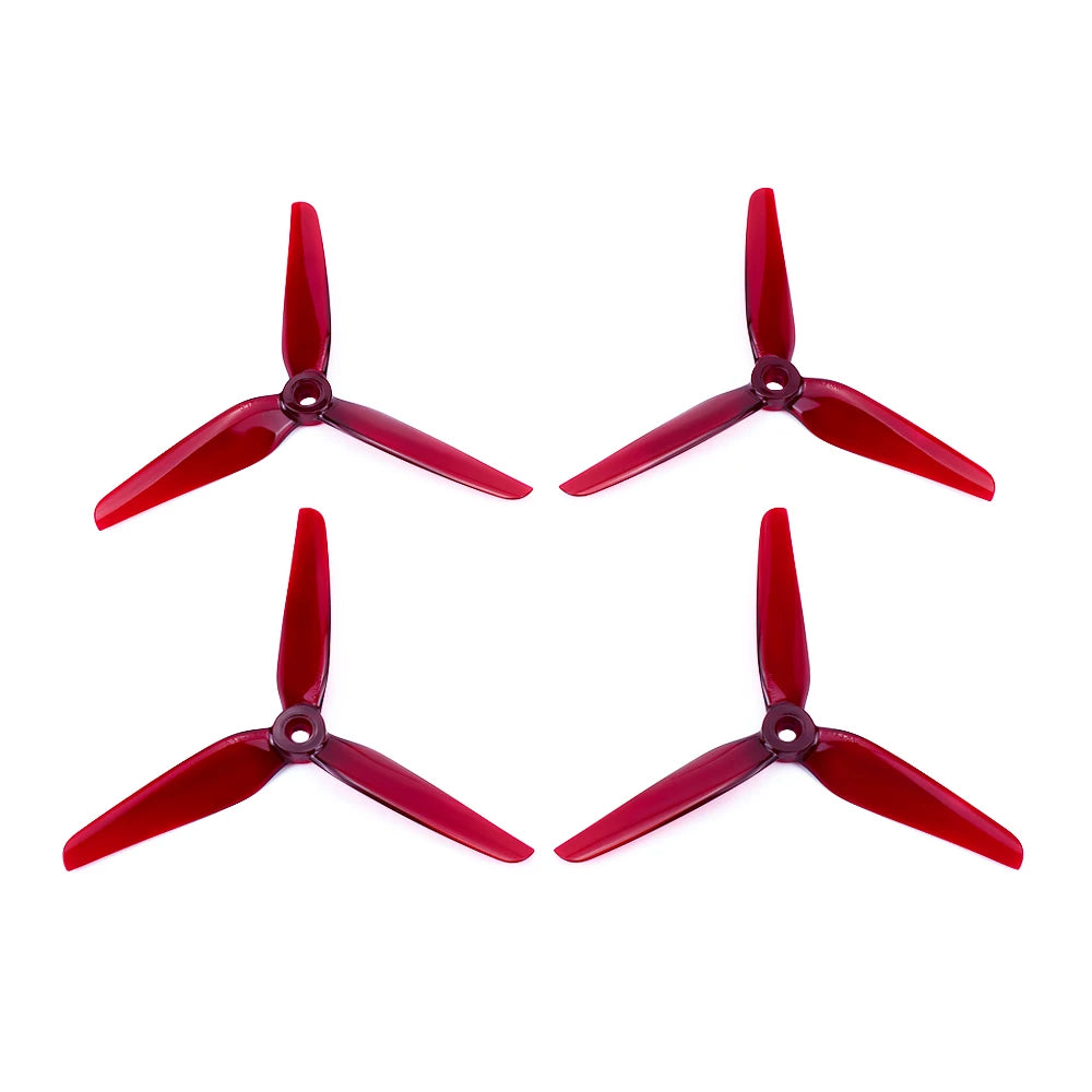 HQProp 5.1X3.8X3cm 5inch Red 3 Blade Propeller for Manta 5 Pro FPV Drone FPV Quadcopter Drone Accessories Parts - Thedroneflight