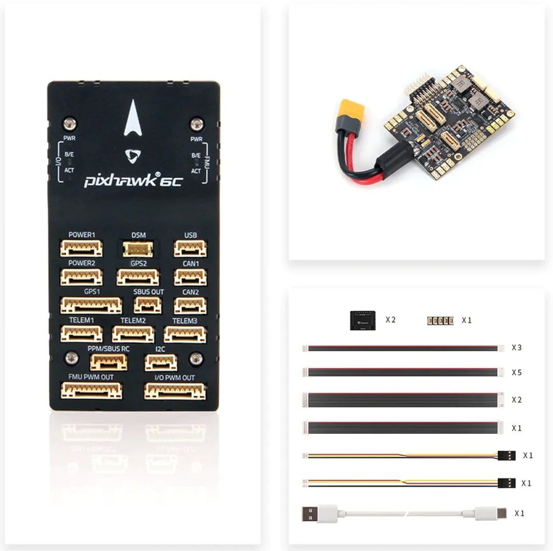 Holybro Pixhawk 6C Flight Controller — PX4/ArduPilot, Metal Shell, M10/M9N GPS Options - TheDroneFlight
