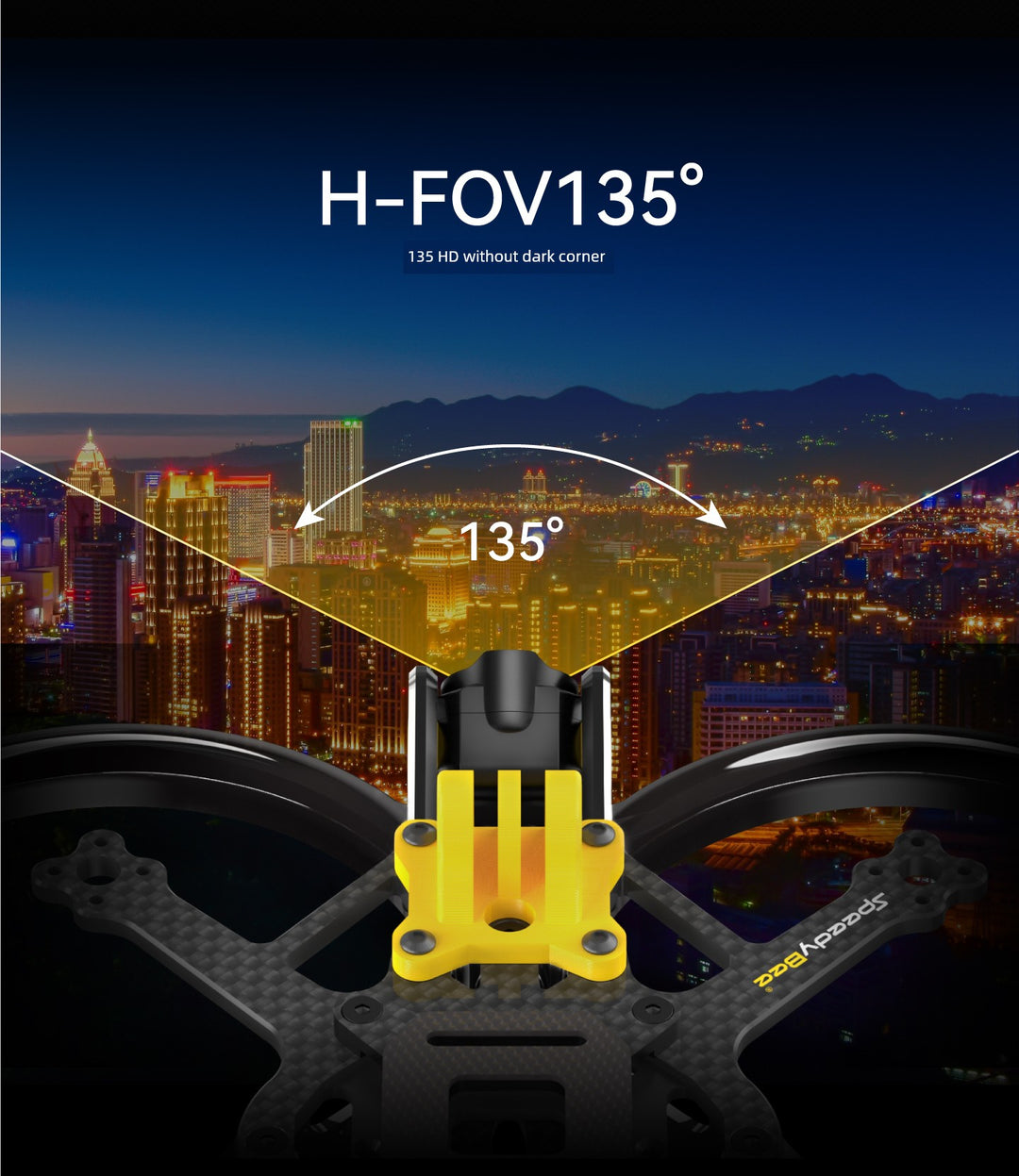 Speedybee 3.5-Inch Rack Bee35 FPV Ducting Machine Crossing Machine Circle Machine Aerial Photography O3 Simulation