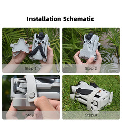 BRDRC Landing Gear for DJI Mini 4 Pro Drone Lightweight Foldable Extended Leg Protector Soft Fit for Mini 4 Pro Accessories - Thedroneflight