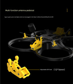 Speedybee 3.5-Inch Rack Bee35 FPV Ducting Machine Crossing Machine Circle Machine Aerial Photography O3 Simulation