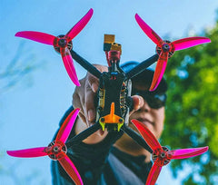 Gemfan Vanover 5136-3 5" 3-Blade PC FPV Propellers — 12 Pairs CW+CCW, M5, 4.3g, Racing & Freestyle, 6 Colors