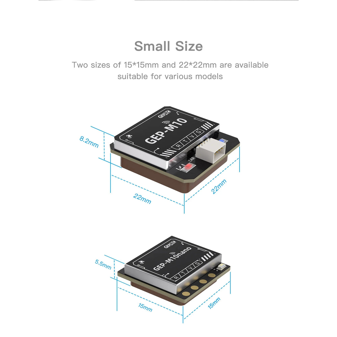 GEPRC GEP-M10 Series GPS Built-in Flash Chip QMC5883L Magnetometer DPS310 Barometer Accurate and Farad Capacitor for FPV Drone - Thedroneflight