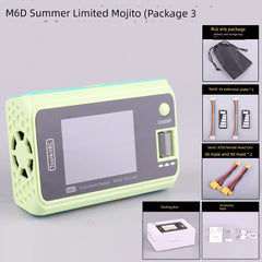 Toolkitrc M6d Summer Special Edition Balance Charger 6S Lithium Battery Dual-Channel 500W Model Aircraft UAV FPV