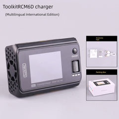 Toolkitrc M6d Summer Special Edition Balance Charger 6S Lithium Battery Dual-Channel 500W Model Aircraft UAV FPV
