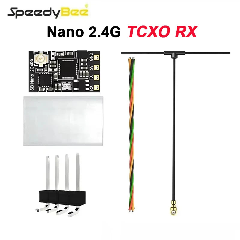 SpeedyBee Nano 2.4G TCXO ExpressLRS ELRS Receiver for FPV Freestyle Long Range Drones DIY Parts FPV