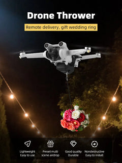 Airdrop System for DJI Mavic 3/2 Zoom AIR 2 Mini 3/Mini 4 Pro Drone Fishing Bait Wedding Ring Gift Deliver Life Rescue Thrower - Thedroneflight