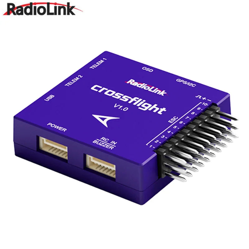 Radiolink Crossflight Flight Controller w/ Mini M8N GPS 10 PWM Channels for Drone Helicopter Airplane Car Boat Parts - Thedroneflight