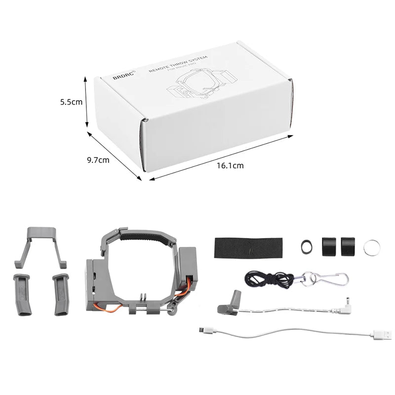 BRDRC Airdrop Thrower System for DJI MAVIC PRO/MAVIC PRO Platinum Drone Fishing Bait Wedding Ring Gift Deliver - Thedroneflight
