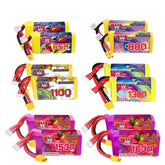 GNB RC LiPo Batteries | 2S–6S, 650–2000mAh Options