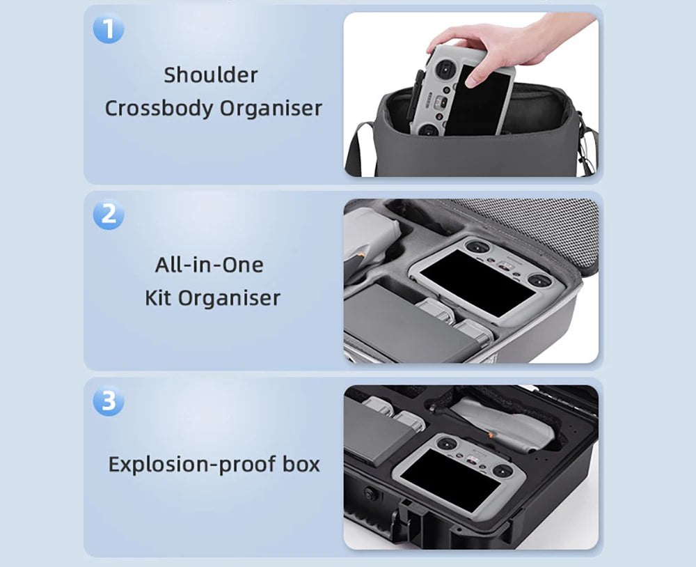 BRDRC Silicone Case for DJI RC 2 - Flip Neo Mini 4 Pro Air 3S
