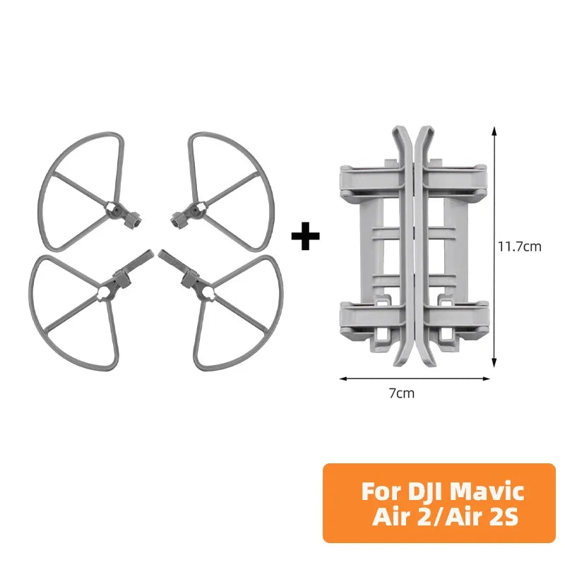 Propeller Guard for DJI Mavic Air 2/Air 2S , Quick Release Props Blade Wing Fan Cover for Air 2S Helice Protector Accessories - Thedroneflight