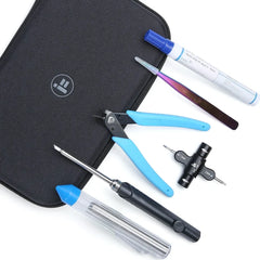iFlight FPV Tool Storage Bag With Soldering Iron Kit, Wrench,Tin Wire, Tweezers, Cutting Pliers, Organizer for FPV Drone Repairs