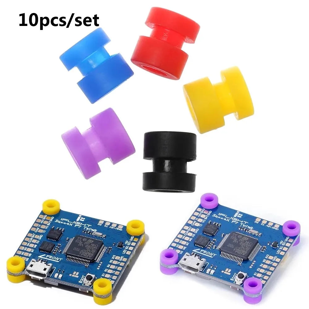 9IMOD 10pcs M2/M3 RC Rubber Shock Absorber Balls for F3 F4 F7 Flight Controller FPV Quadcopter Anti Vibration Soft Mount Ball