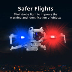Mini Drone Strobe Light - 6-Color Anti-Collision LED for DJI NEO/Mini 4 Pro/Mavic 3
