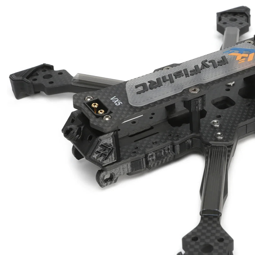 FlyFishRC II VX5 V2 5 inch T700 Volador FPV Freestyle Frame Kit compatible with DJI O3 Air Unit for FPV Racing Drone - Thedroneflight