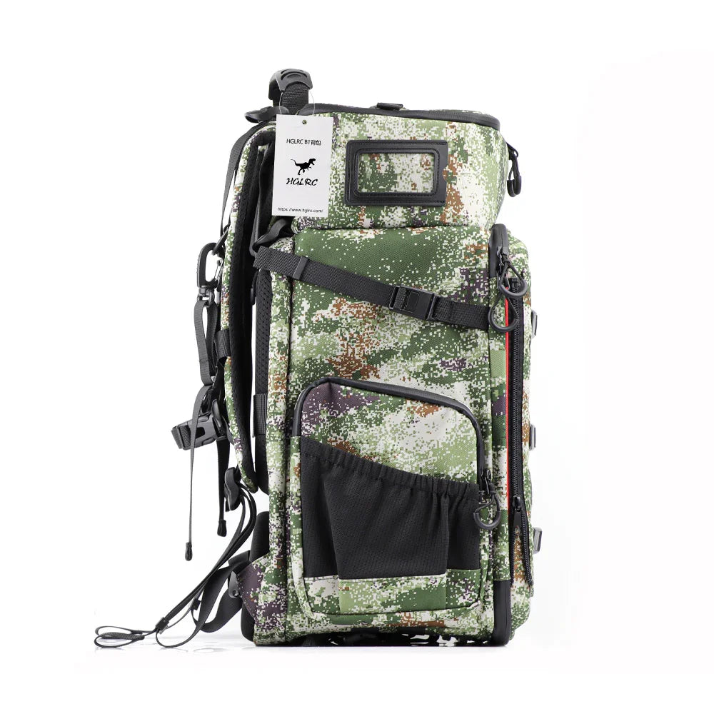 HGLRC FPV Backpack Waterproof Carry Bag 360x260x530mm for Racing Freestyle Drone Transmitter Goggles Accessories