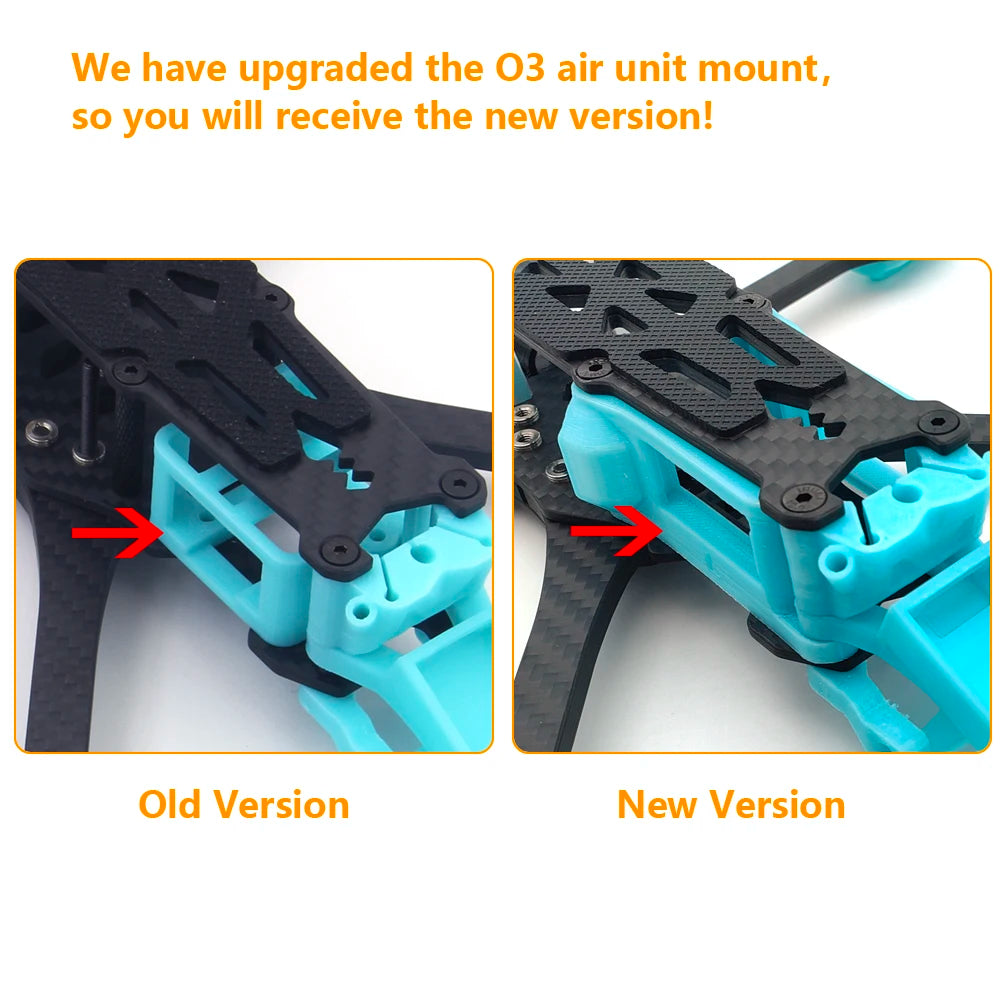 PhiSital Mark5 HD 225mm Carbon Fiber FPV Frame Kit 5inch for Digital O3 air RC Quadcopter FPV Racing Drone BN220 GPS DIY parts