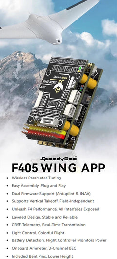 SpeedyBee F405 WING Mini Flying Control FPV Flight Model Small Size Fixed Wing