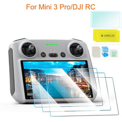 Protective Film for DJI Mini 3 /3 Pro Mini 4 Pro HD Glass Screen Protector Anti-Scratch Screen Film RC RC 2 Remote Accessories - Thedroneflight