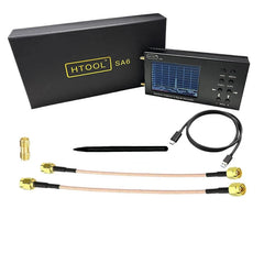 6G SA6 Spectrum Analyzer Signal Generator 35M-6.2GHz Signal Source 1300MHz-10GHz Log Periodic Antenna Test Signal Equipment