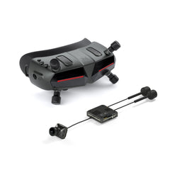 Walksnail Avatar Goggles X with exposed-board video transmitter and camera