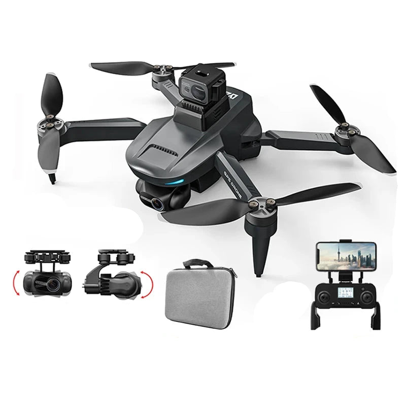 L200 PRO MAX Drone with 4K HD Dual Camera 2-axis PTZ 360° Laser Obstacle Avoidance Brushless GPS 5G WIFI RC FPV Quadcopter Toys - Thedroneflight