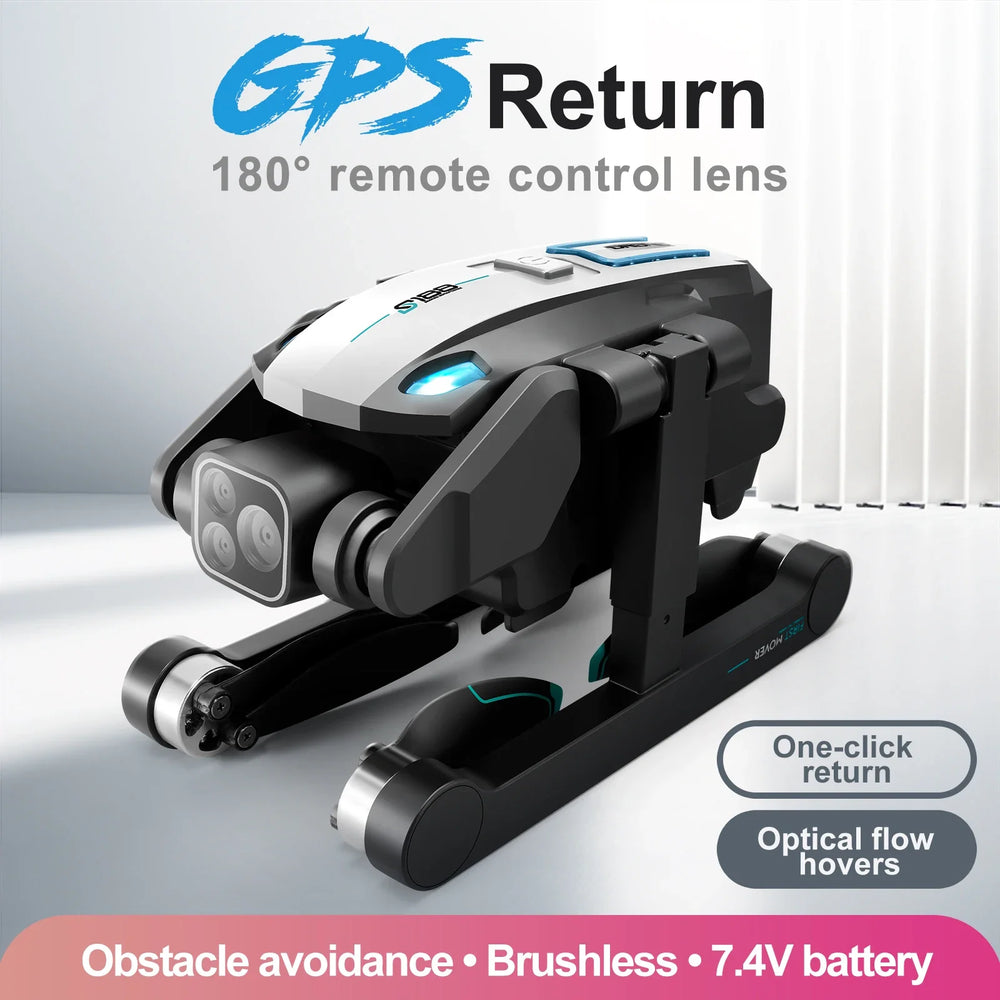 S188 GPS Rc Drone 4K HD Dual Camera Electric Control 180° Professional 5G Aerial Photography Obstacle Avoidance Brushless - Thedroneflight